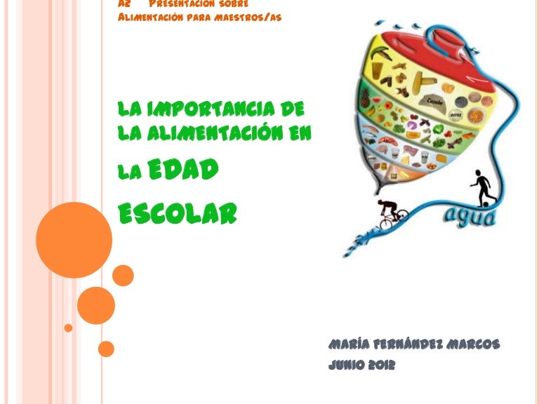 Cuales son los alimentos complementarios en edad escolar